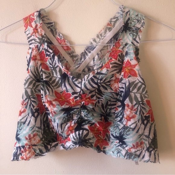 ❤️Cacique Lace Floral Bralette Bra Size 22/24 - Picture 1 of 7
